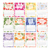 2025 Birth Month Flowers Desktop Calendar