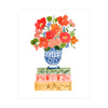 Flowers and Books - Fine Art Print