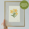 2025 Birth Month Flowers Desktop Calendar