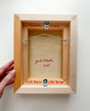 Today I Will Find Joy in Little Things - 6x8" Framed Original Painting - 2021 - FREE SHIPPING