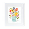 Wildflowers in Vase - Fine Art Print