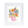 Foxgloves in Vase - Fine Art Print