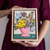 Today I Will Have a Fresh Start - 6x8" Framed Original Painting - 2021 - FREE SHIPPING