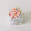 Set of 3 Floral Ceramic Ornaments