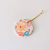Festive Florals - Printed Watercolor Ceramic Ornament