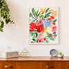 Wild Bouquet Watercolor Print