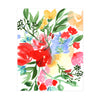 Wild Bouquet Watercolor Print