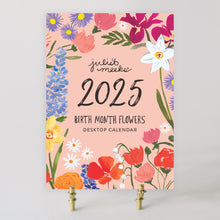  2025 Birth Month Flowers Desktop Calendar