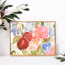  Watercolor Garden - Fine Art Print