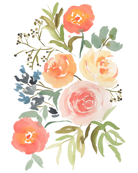 Ranunculus Bouquet - Fine Art Print