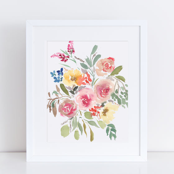 Rose Bouquet - Fine Art Print