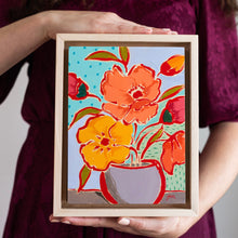  Available at Saint Claude Social Club | Today I Will Be Content - 6x8" Framed Original Painting