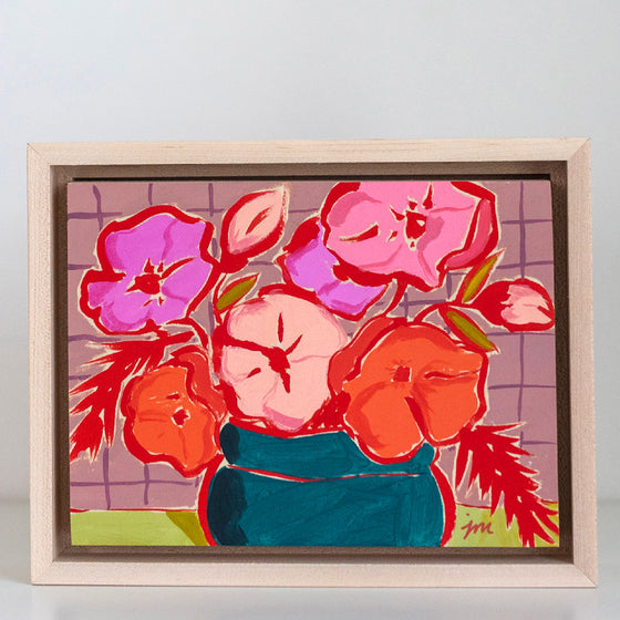 Today I Will Notice What's Working - 6x8" Framed Original Painting